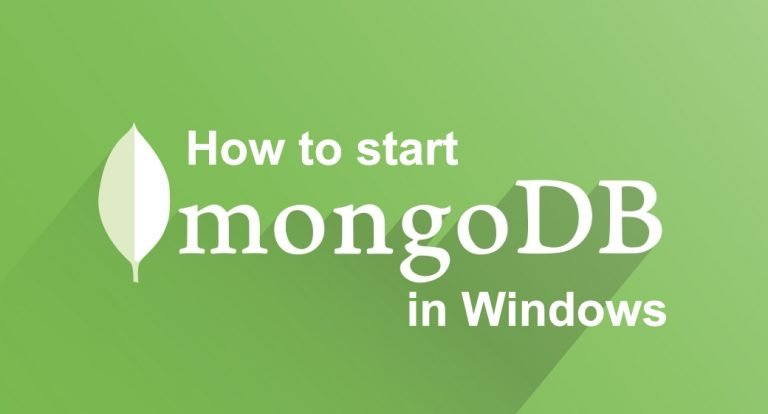 how-to-start-mongodb-in-windows