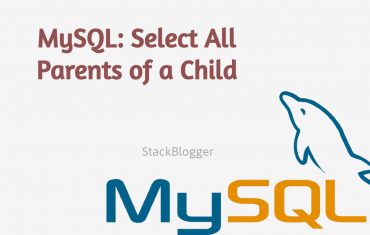 MySQL Select Parents of a Child without Recursion